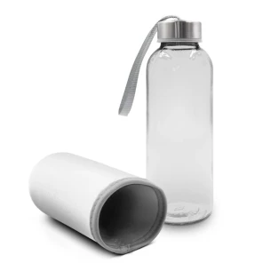 Glasflaska 420 ml Bob – vit
