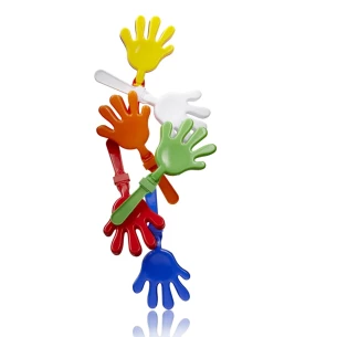 Supporterklapp ”Hand” – neutral