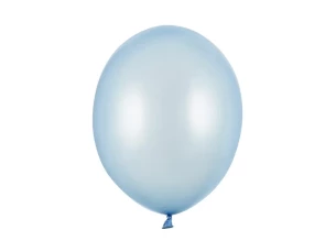 Metalliserad ballong 30cm - Ljusblå