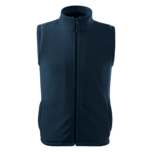 Unisex fleeceväst - marinblå