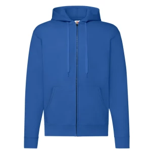FOTL Sweatshirt med genomgående dragkedja och huva - Blå