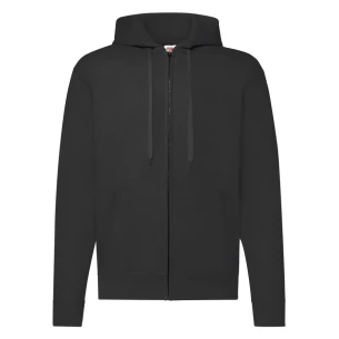 FOTL Sweatshirt med genomgående dragkedja och huva - Svart
