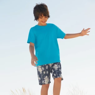 FOTL ValueWeight t-shirt för barn - Blue Melange