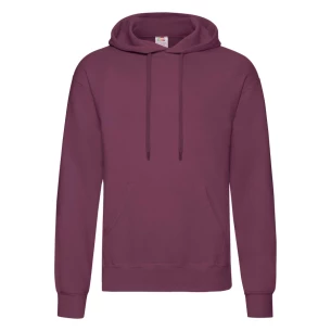 FOTL Sweatshirt med huva - Vinröd