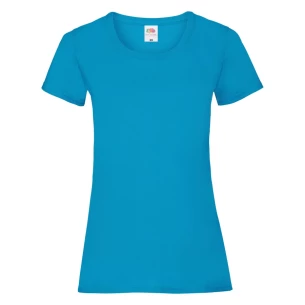 FOTL Lady-Fit ValueWeight T-shirt - Ljusblå