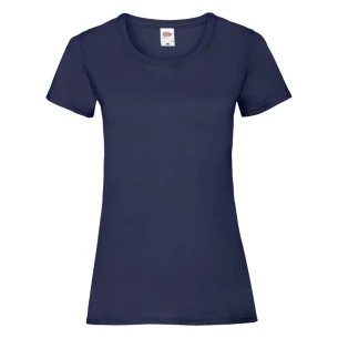 FOTL Lady-Fit ValueWeight T-shirt - Marinblå