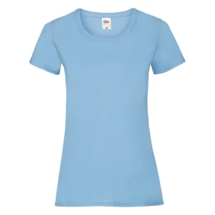 FOTL Lady-Fit ValueWeight T-shirt - Blå