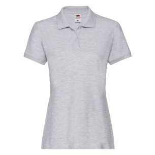 Fruit Of The Loom Premium polotröja för damer - Grå