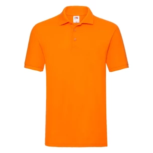 Fruit Of The Loom Premium polotröja - Orange