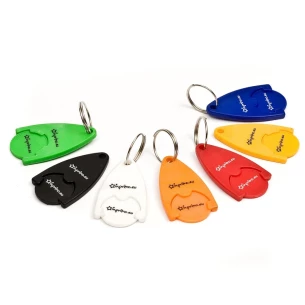 Nyckelring för kundvagn - Mörkgrön