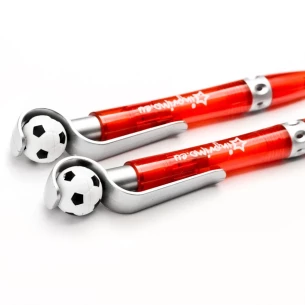 Fotbollsbollpenna - Röd